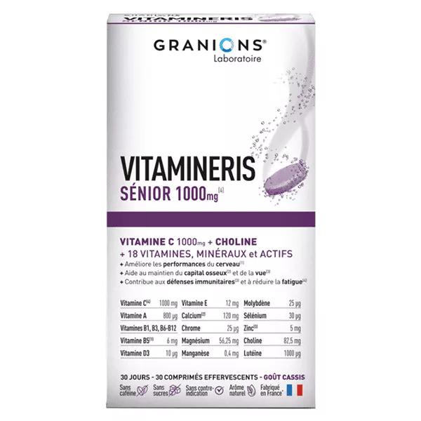 Granions Vitamineris Sénior 1000mg 30 comprimidos efervescentes