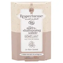 Respectueuse Mon Après-Shampoing Solide Démêlant Bio 40g