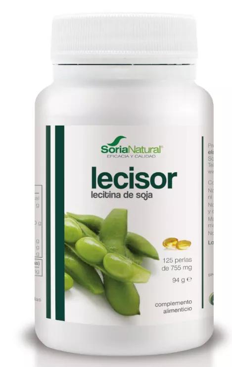 Soria Natural Lecisor Soy Lecithin 125 Pearls