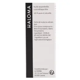 Haloma Huile Essentielle Cèdre de l'Atlas Bio 10ml