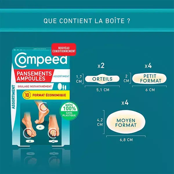 Compeed Blister Packs 10 Units