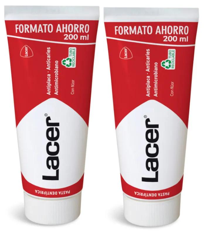 Lacer Toothpaste 2x200 ml