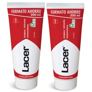 Lacer Toothpaste 2x200 ml