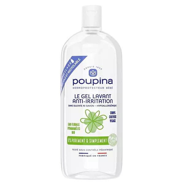 Poupina Baby Care Gel Limpiador Antiirritaciones Recambio 1L