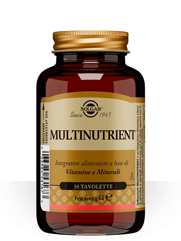 Solgar Multinutrient Integratore Vitaminico 30 Tavolette