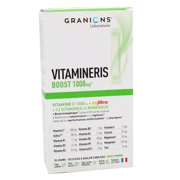 Granions Vitamineris Boost 1000mg 10 sticks