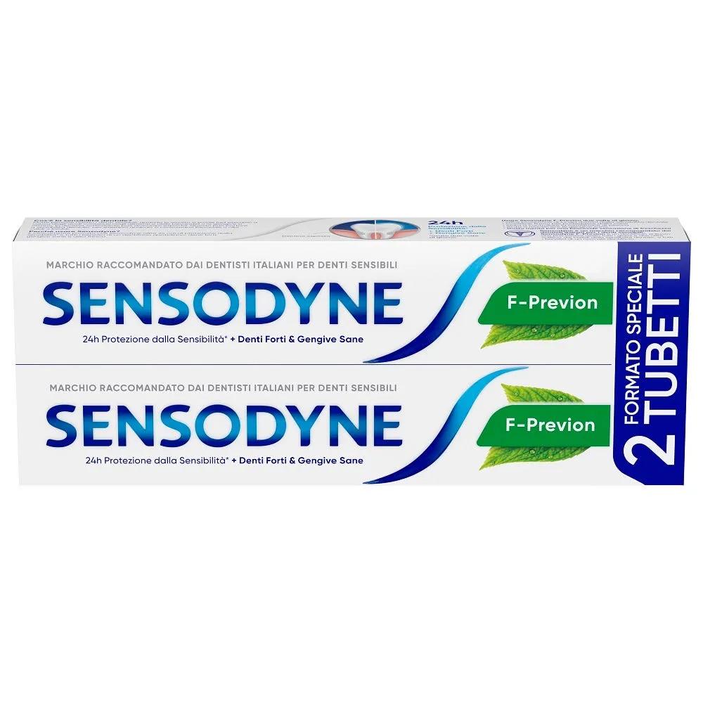 Sensodyne F-Previon Denti Sensibili Menta Fresca 2 X 75 Ml