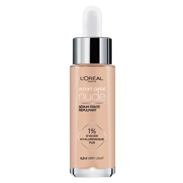 L'Oréal Paris Accord Parfait Nude Plumping Tinted Serum 0.5-2 Very Light 30ml