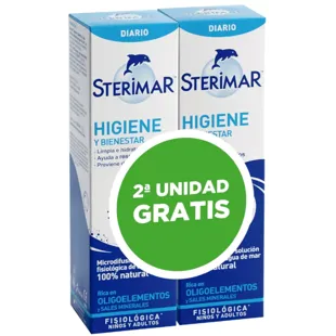 Stérimar Hygiène et Bien-être Nasal 2x100 ml (2ème unité offerte)