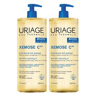 Uriage Xémose Olio Corpo Detergente Lenitivo per Pelle Secca e Atopica 1L Confezione da 2