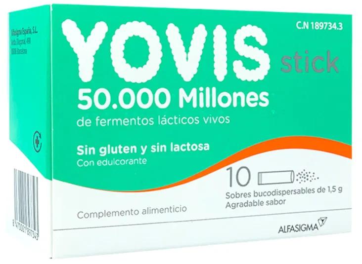 Yovis Stick 10 Orodispersible Sachets