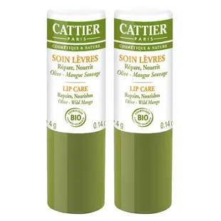 Cattier Labbra Nutriente Bio Lotto di 2 x 4g