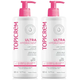 Topicrem Ultra-Hidratante Leche Corporal 2x500 ml