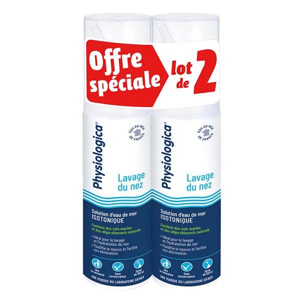 Gifrer Physiologica Salt Water Nose Solution for Babies 2 x 100ml 
