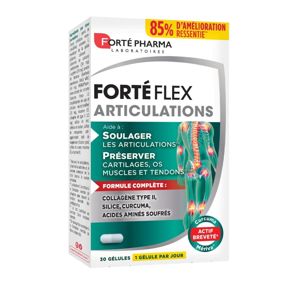 Forté Pharma Forté Flex Articulaciones Colágeno Tipo II y Cúrcuma 30 cápsulas