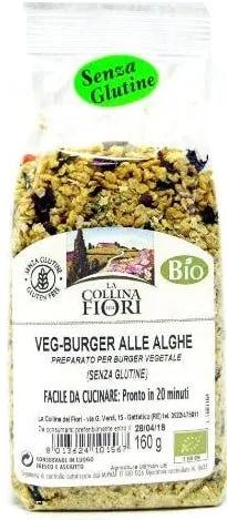 Cerreto Veg-Burger Alle Alghe Biologico Senza Glutine 160 g