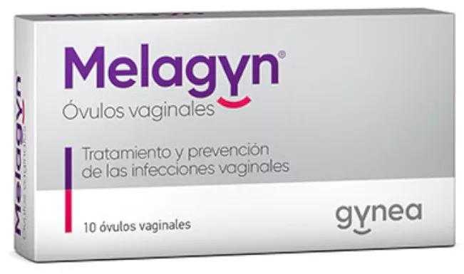 Gynea Melagyn Óvulos Vaginais 10 Unidades
