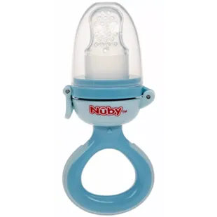 Nûby Nibbler Silicone Feeder +6m Blue