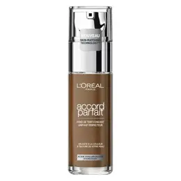 L'Oréal Paris Accord Parfait Fond de Teint Fluide Fondant Unifiant Perfecteur 10.5N Café 30ml