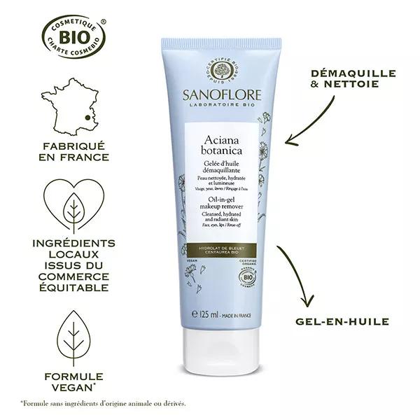 Sanoflore Aciana Botanica Jalea de Aceite Desmaquillante 125 ml