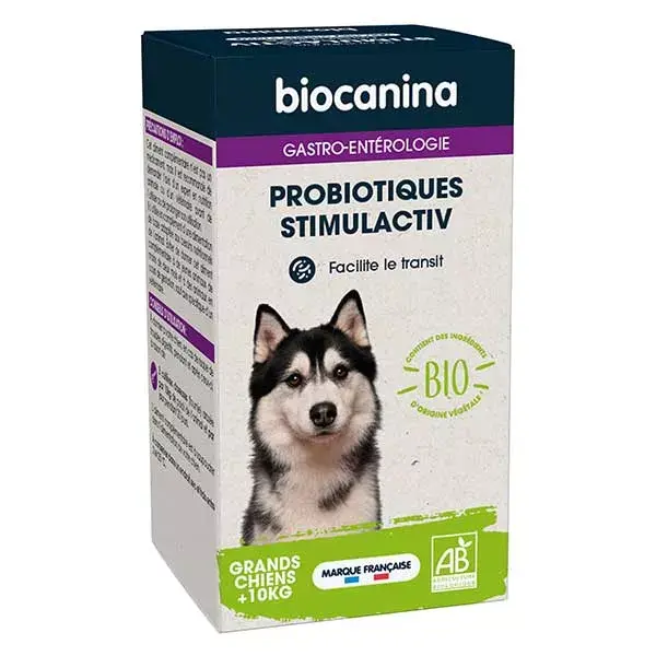 Biocanina Gastro-Entérologie Probiotique Stimulactiv Grand Chien +10kg Bio 176g