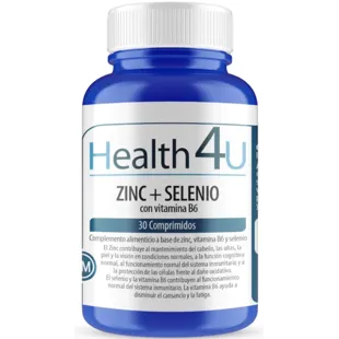 H4U Zinc + Selenium + Vitamin B6 30 Tablets
