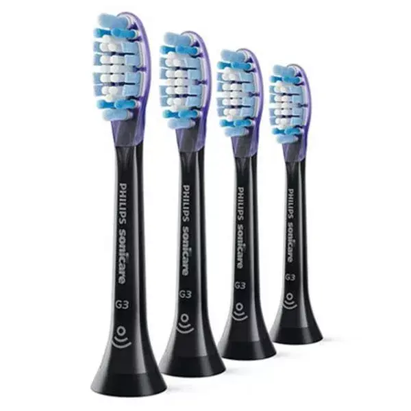 Philips Sonicare Premium Gum Care Toothbrush Heads x4 black