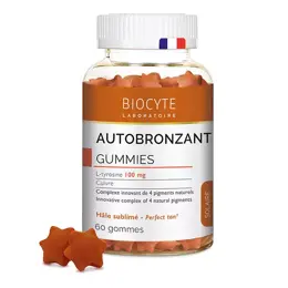 Biocyte Autobronzant Goût Myrtille 60 gummies