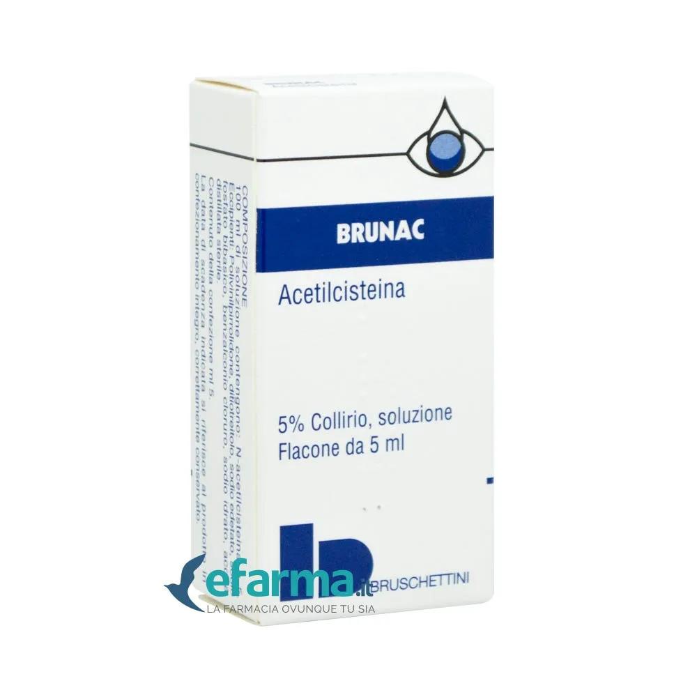 Brunac 5% Acetilcisteina Collirio 5 ml