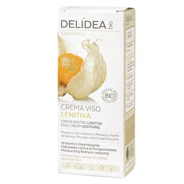 Delidea Physalis & Fleur d'Oranger Crème Visage Apaisant Bio 50ml