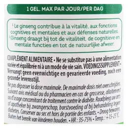 Be-Life Red Ginseng 500 Bio 45 gélules