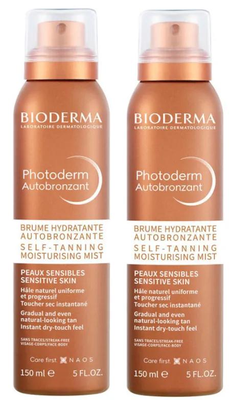 Bioderma Photoderm Self-Tanning Spray 2x150 ml