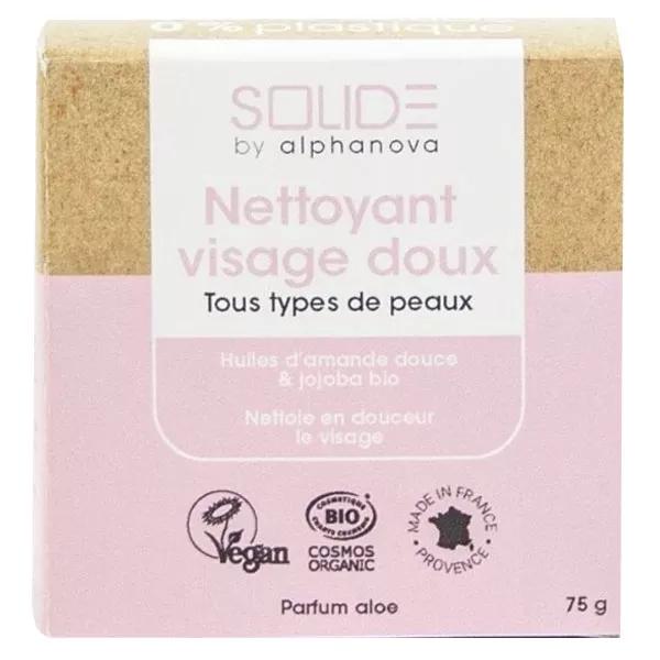 Alphanova Solide By Alphanova Lavaggio Solido per il Viso Mandorla Jojoba Biologico 75g