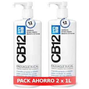 CB12 Mint Mint Alitosis Mouthwash 2x1000 ml
