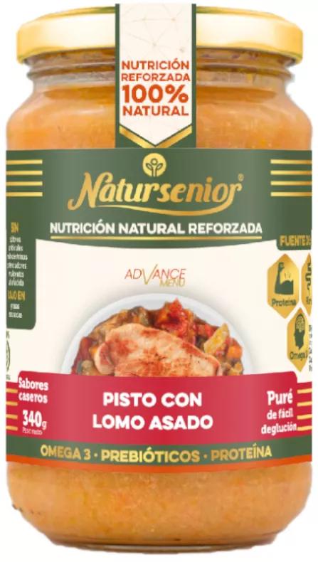 Natursenior Purée Ratatouille avec Longe Rôtie Ω3+Prébiotiques+Protéines 340 gr