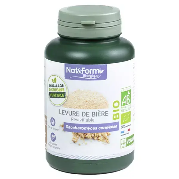 Nat & Form Bio Lievito di Birra Revivificabile 200 capsule vegetali 
