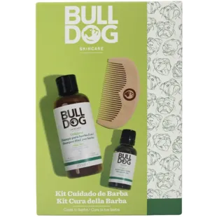 Bulldog Kit Barba Champú 200 ml + Aceite 30 ml + Peine