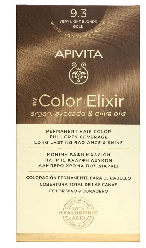 Teinture My Color Elixir Apivita N9.3 Blond Doré Très Clair