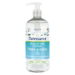 Natessance Gel Lavant Mains Fleur de Coton 500ml