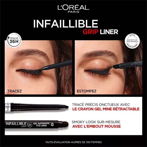 L'Oréal Paris Infaillible Grip Eyeliner Gel Automatic Intense Black