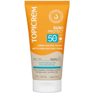Topicrem Sun Protect Mousse-Cream Matte Finish SPF50 50 ml