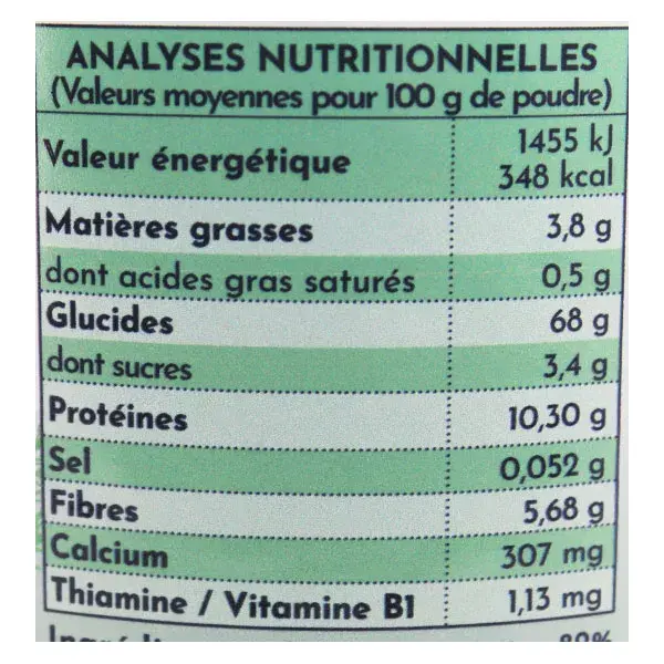 Bébé M Céréales & Légumes +6m Bio 400g