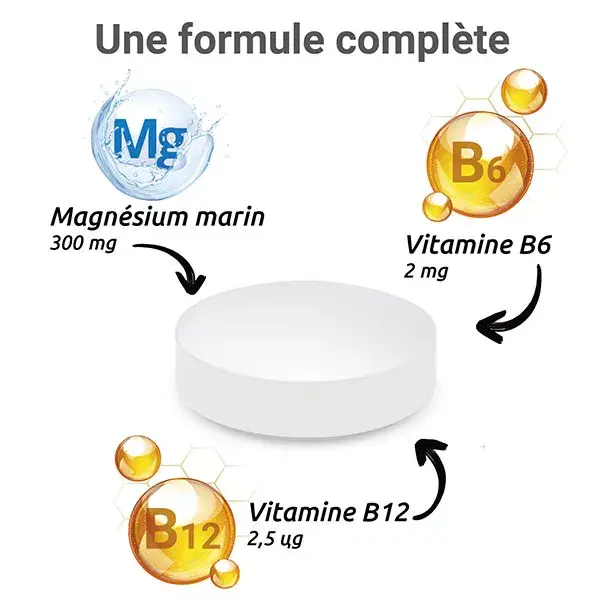 MAG 2 24H Magnésium Vitamine B6 Fatigue Nervosité 120 comprimés