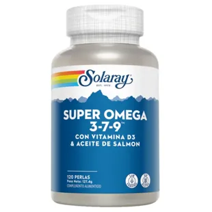 Solaray Super Omega 3-7-9 120 Pearls