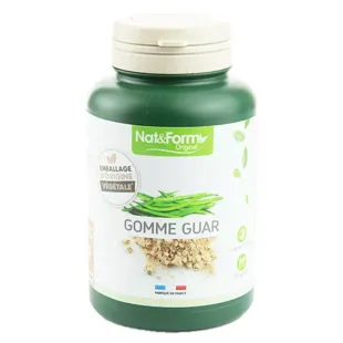 Nat & Form Original Gomma di Guar Integratore Alimentare 200 capsule