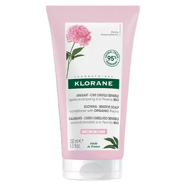 Klorane Pivoine Après-Shampoing Apaisant Cuir Chevelu Sensible 150ml