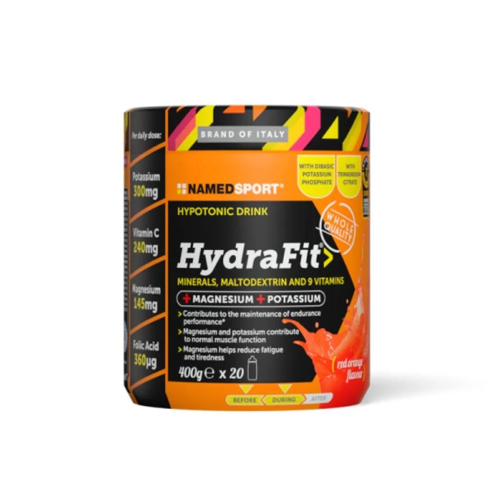 Named Sport HydraFit Integratore Di Sali Minerali Gusto Arancia Rossa 400 Gr