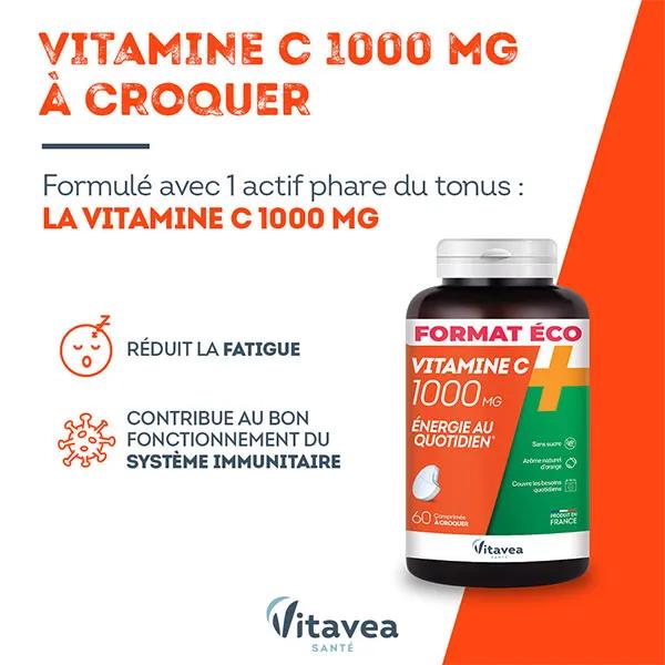 Vitavea Vitamina C 1000 Mg Energía Diaria Formato Eco 60 comprimidos