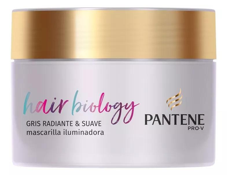Pantene Mascarilla Gris Radiante Hair Biology 160 ml