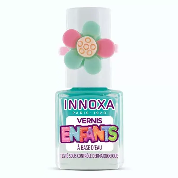 INNOXA Children's Nail Polish Green Flower